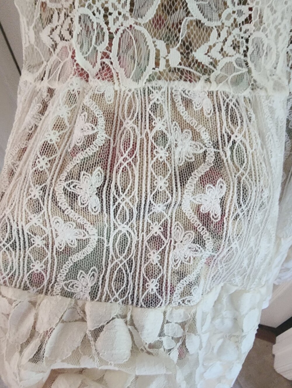 Free People Floral Lace Maxi Skirt - Picture 3 of 6